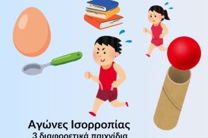 Παιχνίδι Σκυταλοδρομίας με ισορροπία