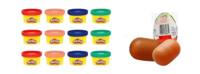 Βαζάκια πλαστελίνης και θήκες τύπου Kinder Έκπληξη θα είναι τα υλικά μας για το παιχνίδι μνήμης με ήχους